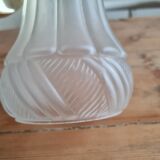 Vintage glass globe wall lamp