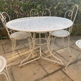 Living room wrought iron garden