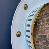 Illuminated mirror with reflection 1960