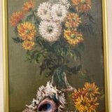 Oil on canvas bouquet