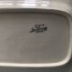 White rectangular dish, signed Digoin Sarreguemines France.