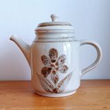Cafetière ancienne en grès artisanal