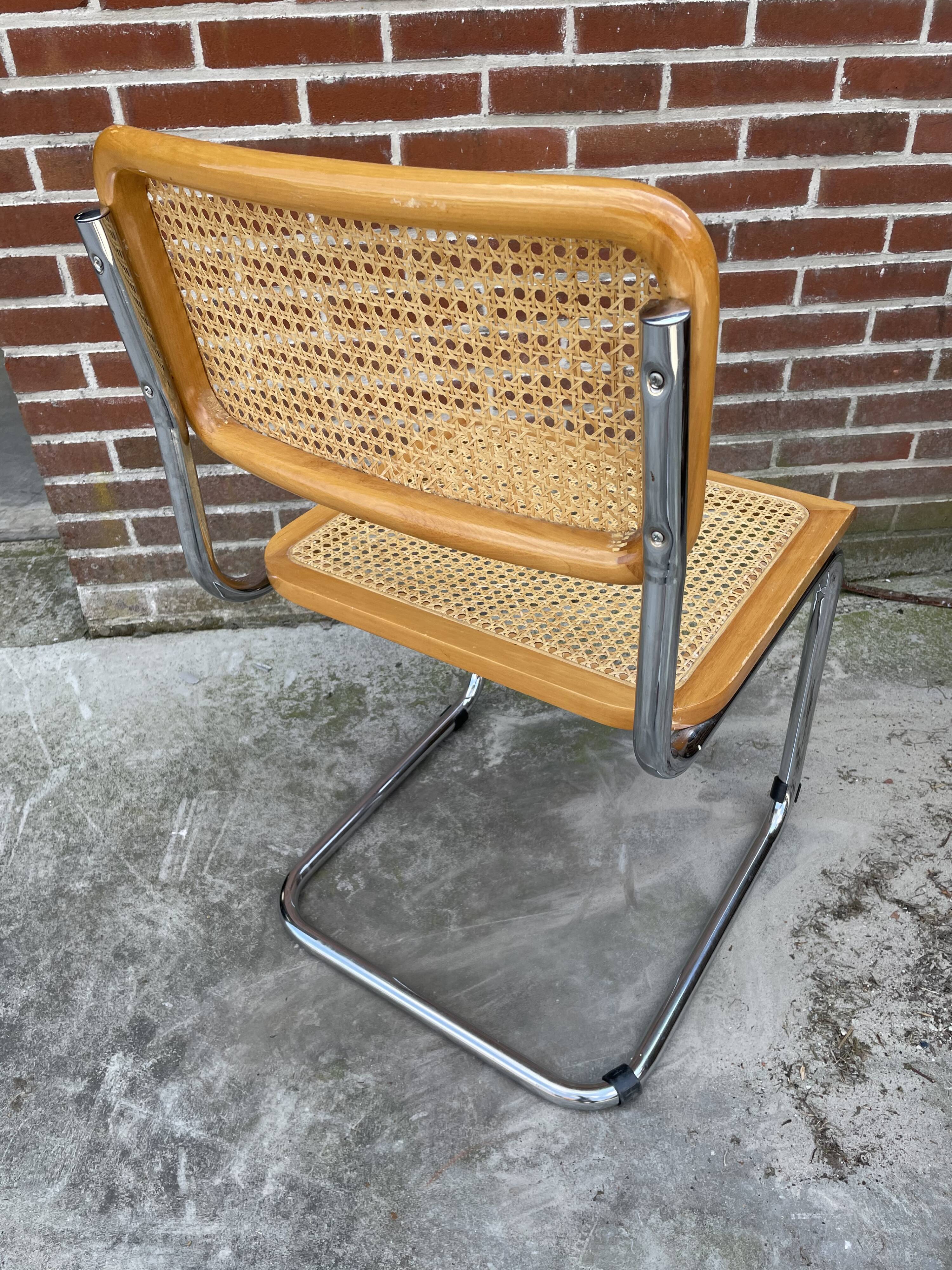 Cesca chair b32 model design Marcel Breuer
