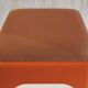 Vintage orange stool by Ami (France) - 1960s/70s