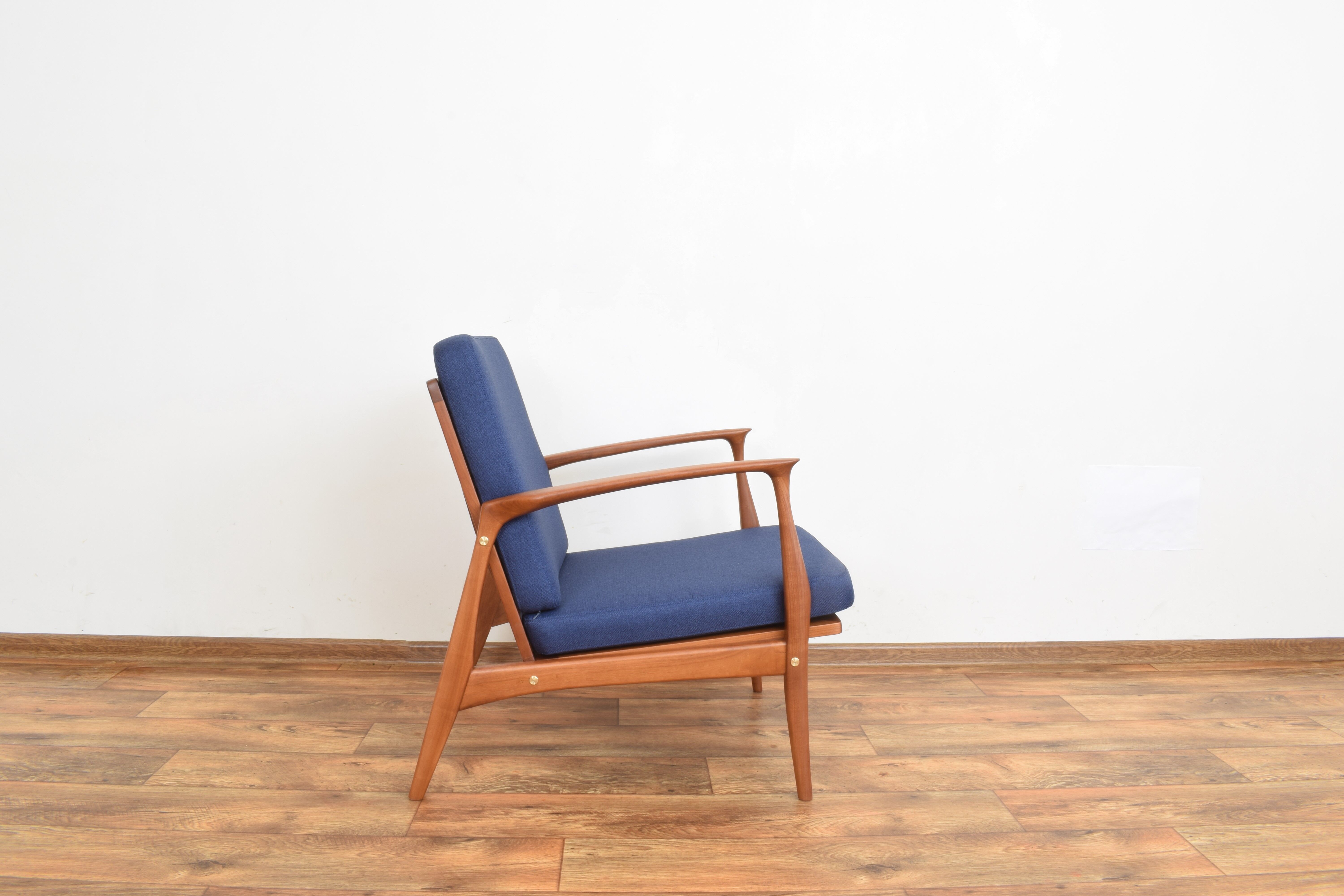 Danish cherrywood lounge chair