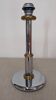 Hollywood Regency lamp base in chrome brass, France circa 1970.