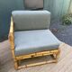 Paire de fauteuils en rotin vintage