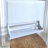 Wooden wall shelf