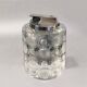 1970s Lalique crystal "Tokyo" table lighter signed. Made in France