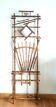Art nouveau coat rack in tiger-print bamboo