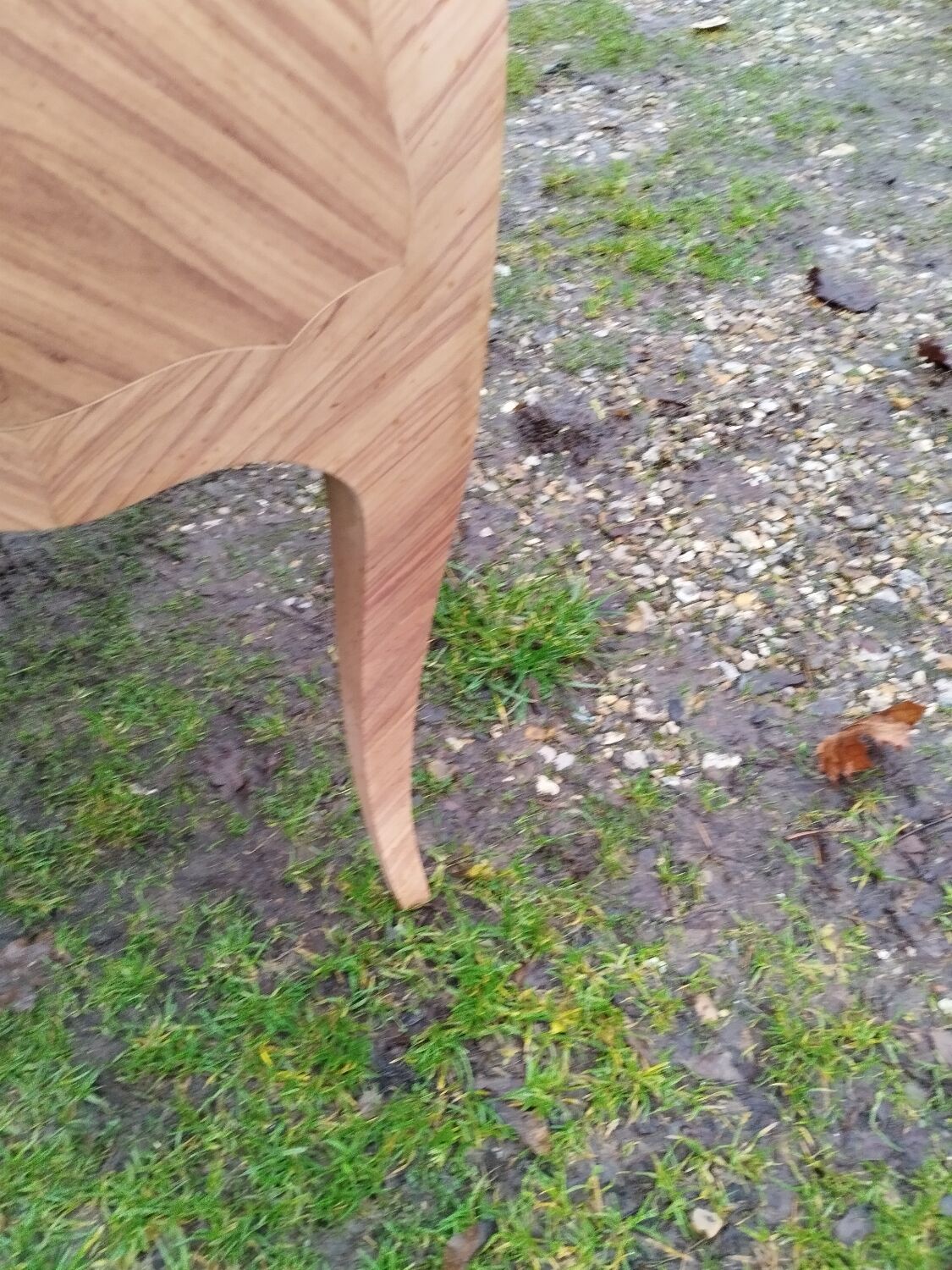 Commode ancienne en marqueterie style louis xv avec plateau marbre