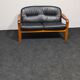 Vintage teak Danish design two seat sofa by Komfort Denmark