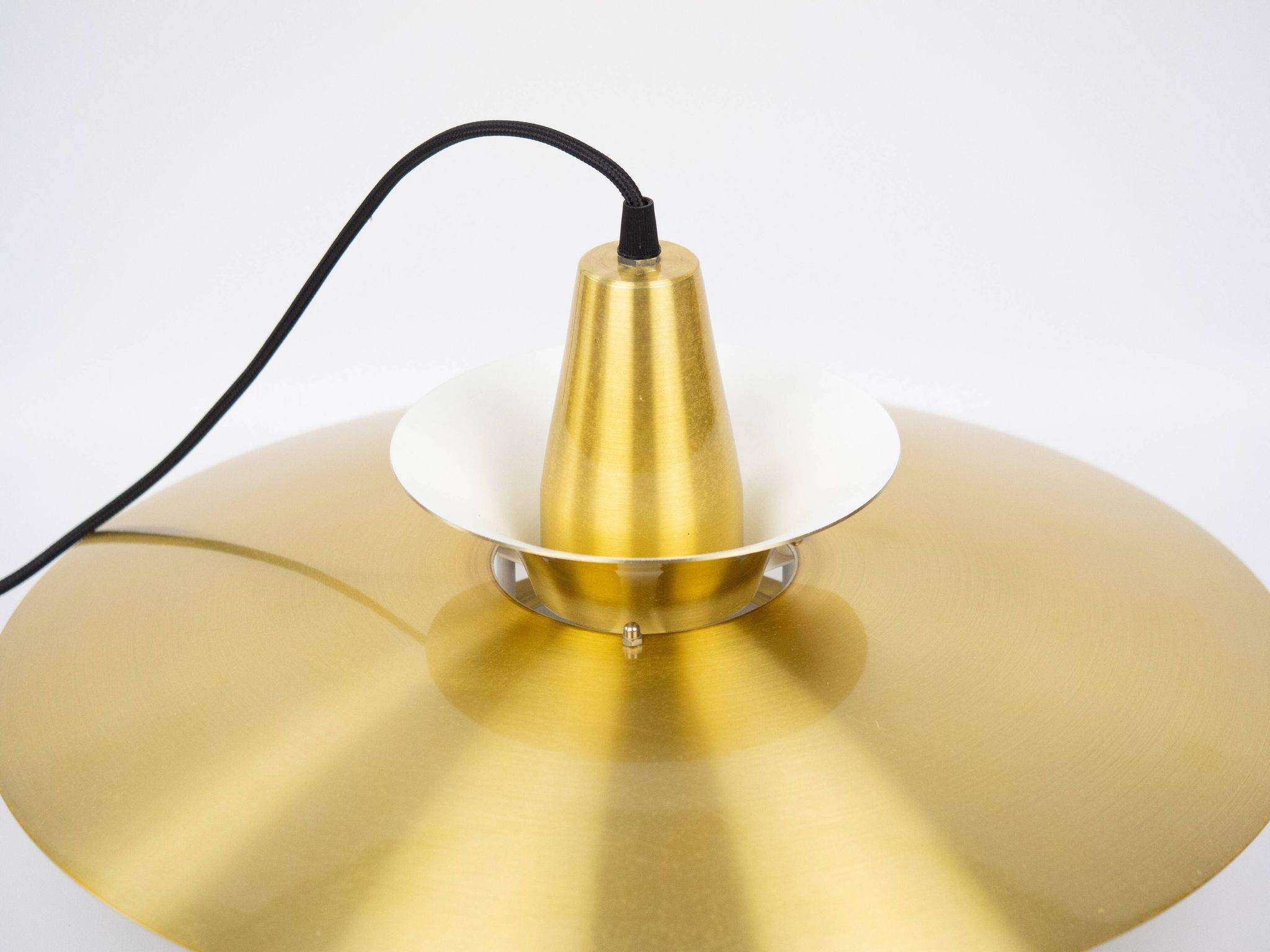 Danish vintage pendant lamp Roma by Junge, 1980s