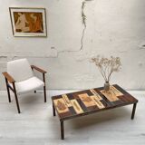 Coffee table "Herbariums", after Roger Capron.