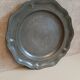 Assiette en étain 18ème siècle