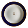 Plat rond bernardaud bleu sevres modele sparte