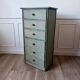 Vintage woven wicker chest of drawers