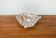 Vintage heavy floral glass bowl from Walther Glas, 1970s.