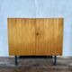 Vintage furniture werhfritz – light wood & black metal legs