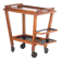 Vintage oak bar cart with removable tray. France 1950s.