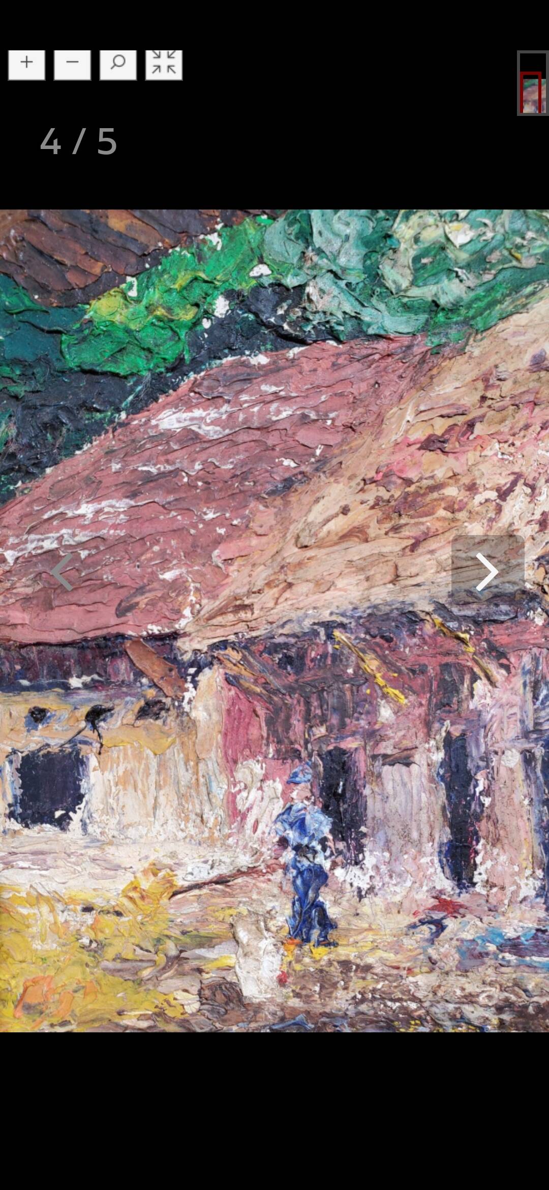Painting, Village, Luigi Moretti