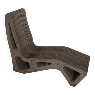 Italian Outdoor Lounge Chair, 80s