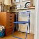 Chaise pliante "Ted Ned" bleue par Niels Gammelgaard