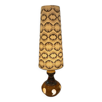 German Ceramic Floor Lamp from 1970'