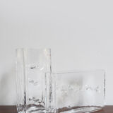 2 Murano glass vases design Toso Renato for Fratelli Toso, Italy 1964