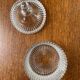 Molded glass candy dish
