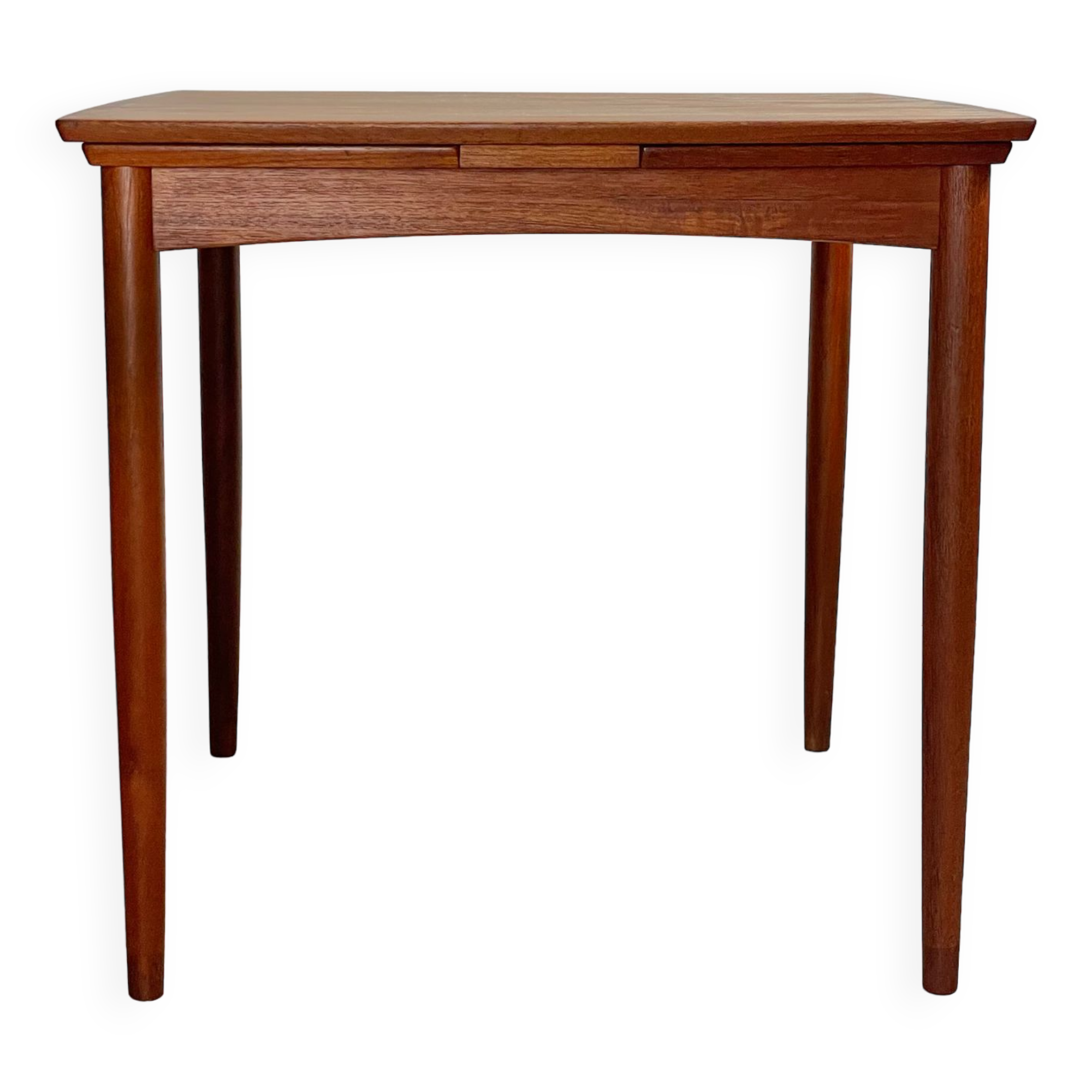 1960s Danish Rectangular Teak Extendable Dining Table