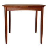 1960s Danish Rectangular Teak Extendable Dining Table