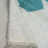 Handmade pure wool rug, size 100 x 200 cm