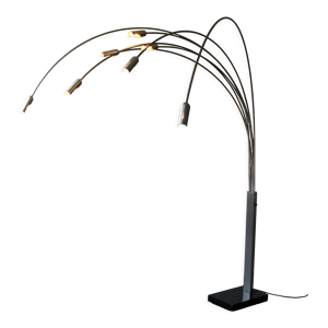 Lampadaire arc 7 branches