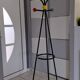 Vintage 1950s Bistrot Coat Door