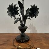 Duo of flower lamp bases