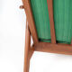 Easy chair in teak and with green upholstery of Danish design, 1960s