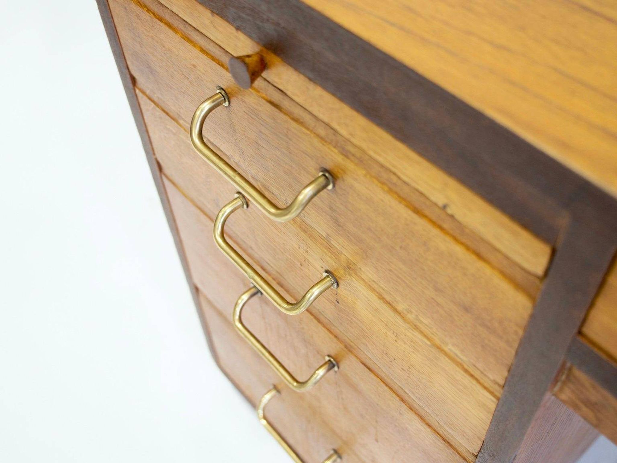 Danish desk made of teak and oak.