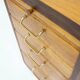 Bureau danois en bois de teck et de chêne