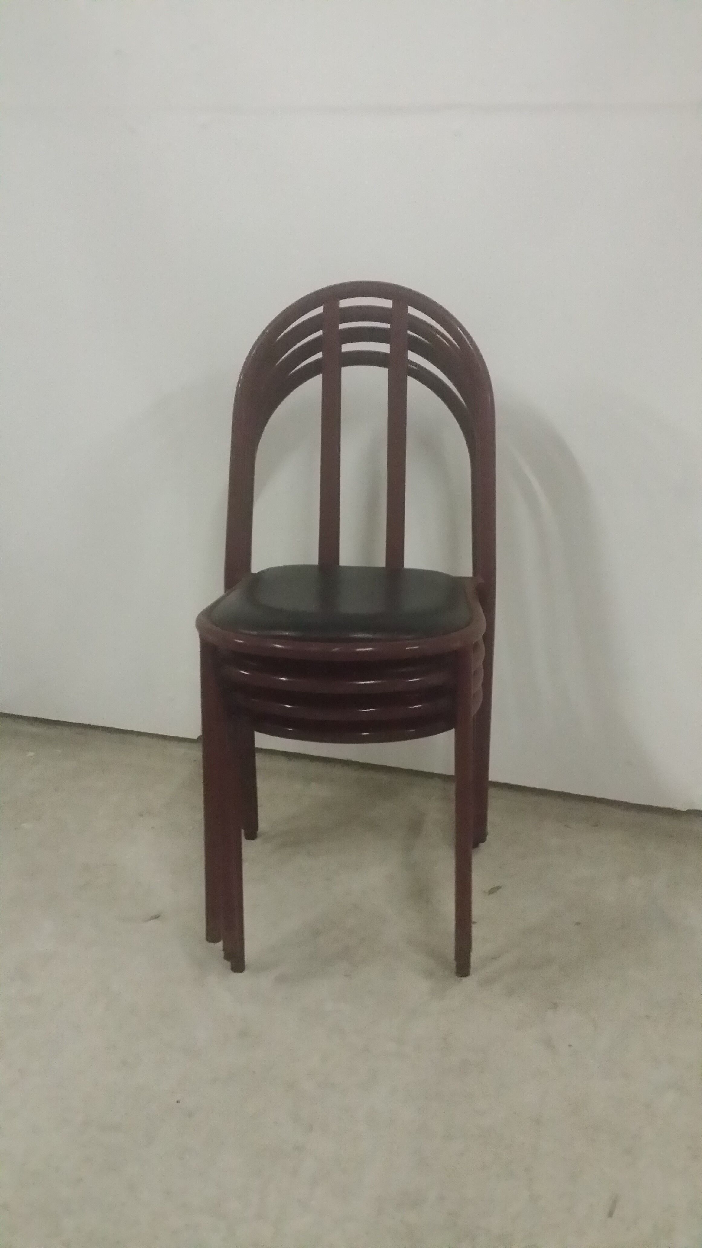 lot of 4 Chairs Mallet Stevens