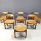 Rainer Daumiller pine wood dining chairs for Hirthals Savvaerk