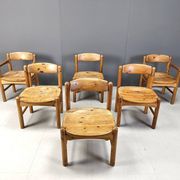Rainer Daumiller pine wood dining chairs for Hirthals Savvaerk