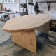 Solid wood coffee table