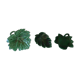 Set of 3 dishes in the shape of a ceramic leaf 1960