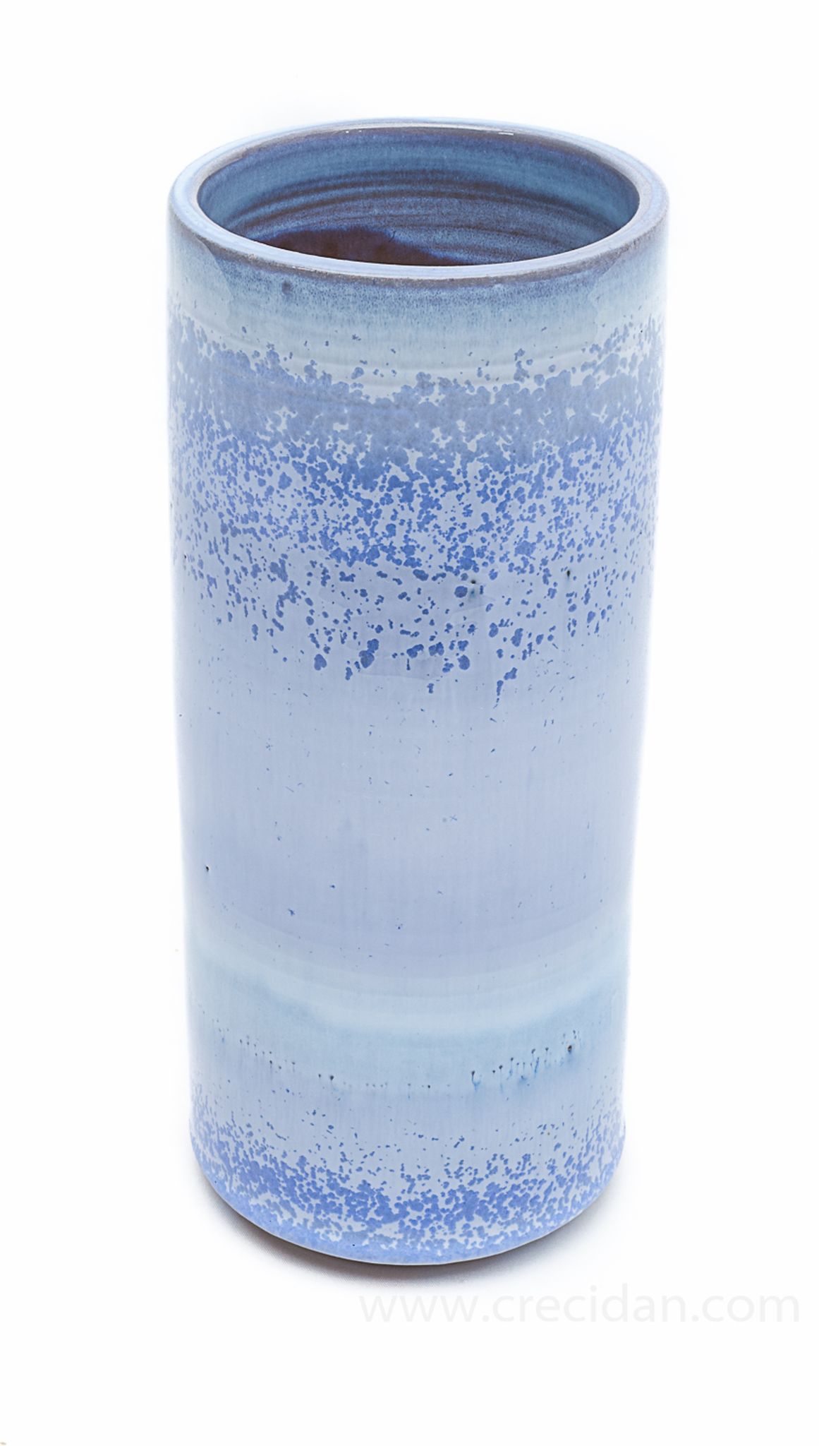 Vase bleu émaillé
