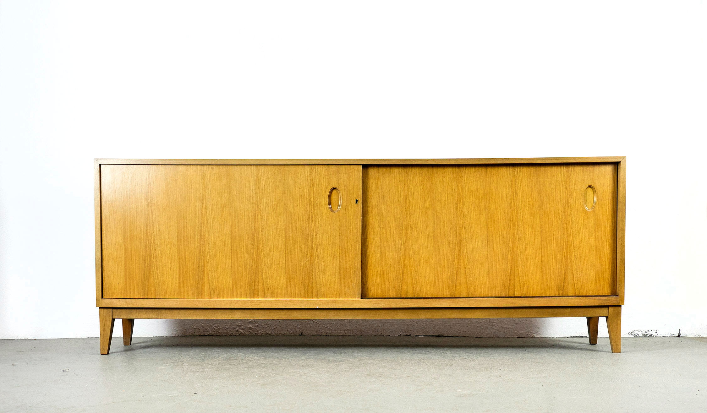 Enfilade en noyer vintage par Georg Satink pour WK Möbel, Allemagne, années 1960