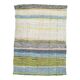Vintage Turkish Hand-Knotted Wool Cotton Beige Kilim Area Rug 109x137