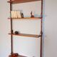 Ergo wall-mounted teak shelves, Vintage Scandinavian 1960s