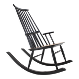 1960s Varjosen Puunjalostus Beech Rocking Chair, Finland