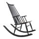 1960s Varjosen Puunjalostus Beech Rocking Chair, Finland